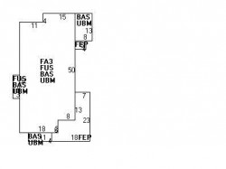 221 Walnut St, Newton MA  02460-1609 floor plan
