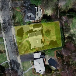 53 Ferncroft Rd, Newton MA 02468-1213 aerial view