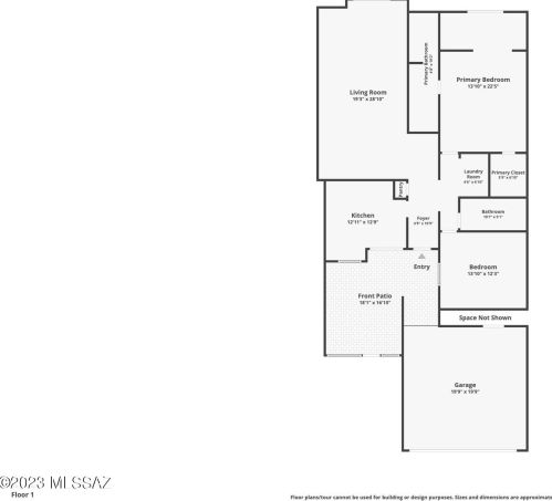 9814 1st St, Tucson AZ  85748-1950 exterior