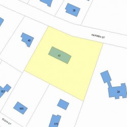 40 Warren St, Newton MA 02459-2359 plot plan