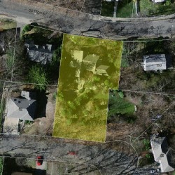 158 Cotton St, Newton MA 02458-2641 aerial view