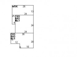 11 Dana Rd, Newton MA  02465-1144 floor plan