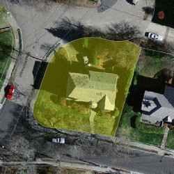 110 Mandalay Rd, Newton MA 02459-1338 aerial view
