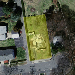 12 Anita Cir, Newton MA  02468-2303 aerial view