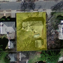 12 Hamlin Rd, Newton MA 02459-1002 aerial view