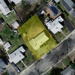 91 Albert Rd, Newton MA 02466-1300 aerial view