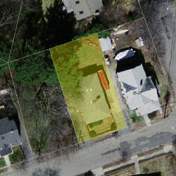 31 Chaske Ave, Newton MA  02466-1121 aerial view