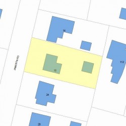 18 Jameson Rd, Newton MA 02458-2601 plot plan