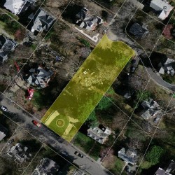 293 Franklin St, Newton MA 02458-2302 aerial view