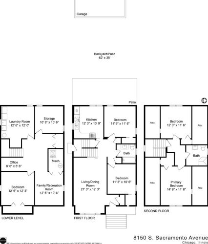 8150 Sacramento, Chicago IL 60655-2302 exterior