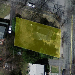 105 Cherry St, Newton MA 02465-1238 aerial view