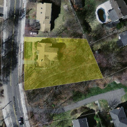 210 Winchester St, Newton MA 02461-2034 aerial view