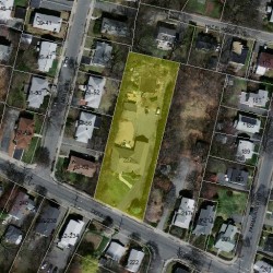 227 Derby St, Newton MA 02465-1005 aerial view