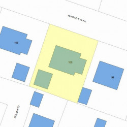 100 Randlett Park, Newton MA  02465-1744 plot plan