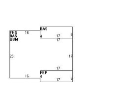 23 Smith Ave, Newton MA 02465-1543 floor plan