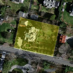 27 Sargent St, Newton MA 02458-2317 aerial view