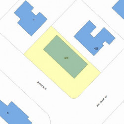 429 Waltham St, Newton MA 02465-1939 plot plan