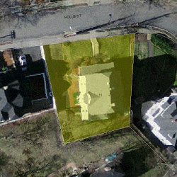 11 Hollis St, Newton MA  02458-2009 aerial view