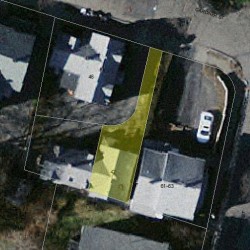 42 Gardner St, Newton MA  02458-1405 aerial view