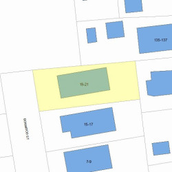 19 Bonwood St, Newton MA 02460-2203 plot plan