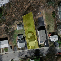 29 Thurston Rd, Newton MA 02464-1242 aerial view