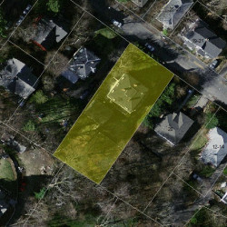 24 Bennington St, Newton MA  02458-1946 aerial view