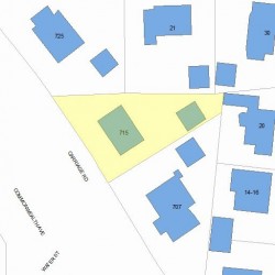 715 Commonwealth Ave, Newton MA 02459-1147 plot plan