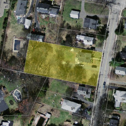 585 Grove St, Newton MA  02462-1316 aerial view