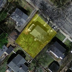 46 Randlett Park, Newton MA  02465-1719 aerial view