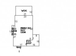 116 Dickerman Rd, Newton MA 02461-1304 floor plan