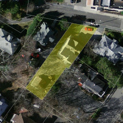 41 Wesley St, Newton MA 02458-1915 aerial view