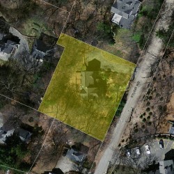 67 Studio Rd, Newton MA 02466-2808 aerial view