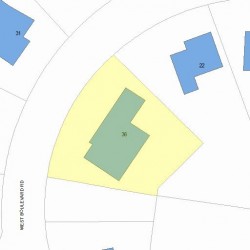 36 Boulevard Rd, Newton MA 02459-1204 plot plan