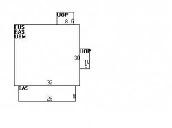 36 Dalby St, Newton MA  02458-1031 floor plan