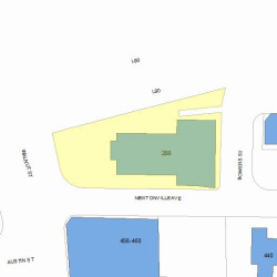 288 Walnut St, Newton MA 02460-1948 plot plan