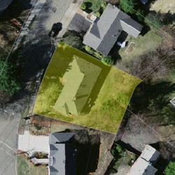 85 Rosalie Rd, Newton MA  02459-3129 aerial view