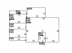 45 Mccarthy Rd, Newton MA 02459-3507 floor plan