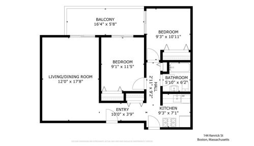 144 Kenrick St, Boston MA exterior