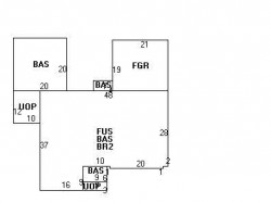 56 Cotton St, Newton MA  02458-2620 floor plan