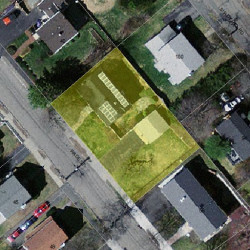 48 Wade St, Newton MA  02461-1723 aerial view