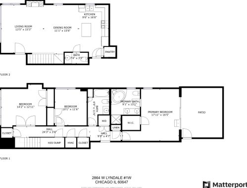 2864 Lyndale St, Chicago IL  60647-2908 exterior