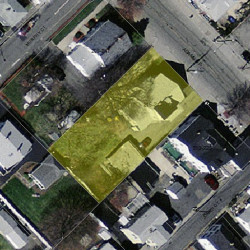 215 Adams St, Newton MA 02458-1245 aerial view