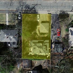 52 Hancock Ave, Newton MA 02459-1751 aerial view