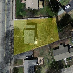 32 Cherry St, Newton MA  02465-1237 aerial view