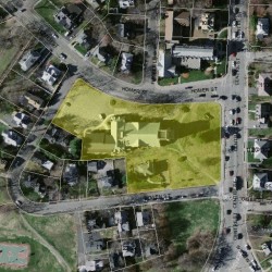 1115 Centre St, Newton MA 02459-1537 aerial view