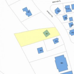 367 Langley Rd, Newton MA  02459-2349 plot plan
