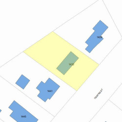 1435 Centre St, Newton MA  02459-2469 plot plan