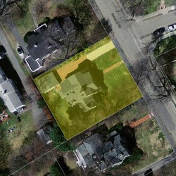 17 Prince St, Newton MA  02465-2608 aerial view