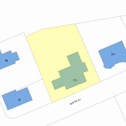 379 Austin St, Newton MA 02465-2526 plot plan