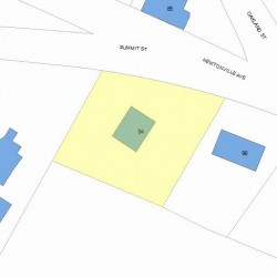 94 Newtonville Ave, Newton MA 02458-1846 plot plan